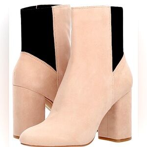 Dolce Vita Womens Ramona Round Toe Pull On Ankle Boots/Blush Beige/Size 7